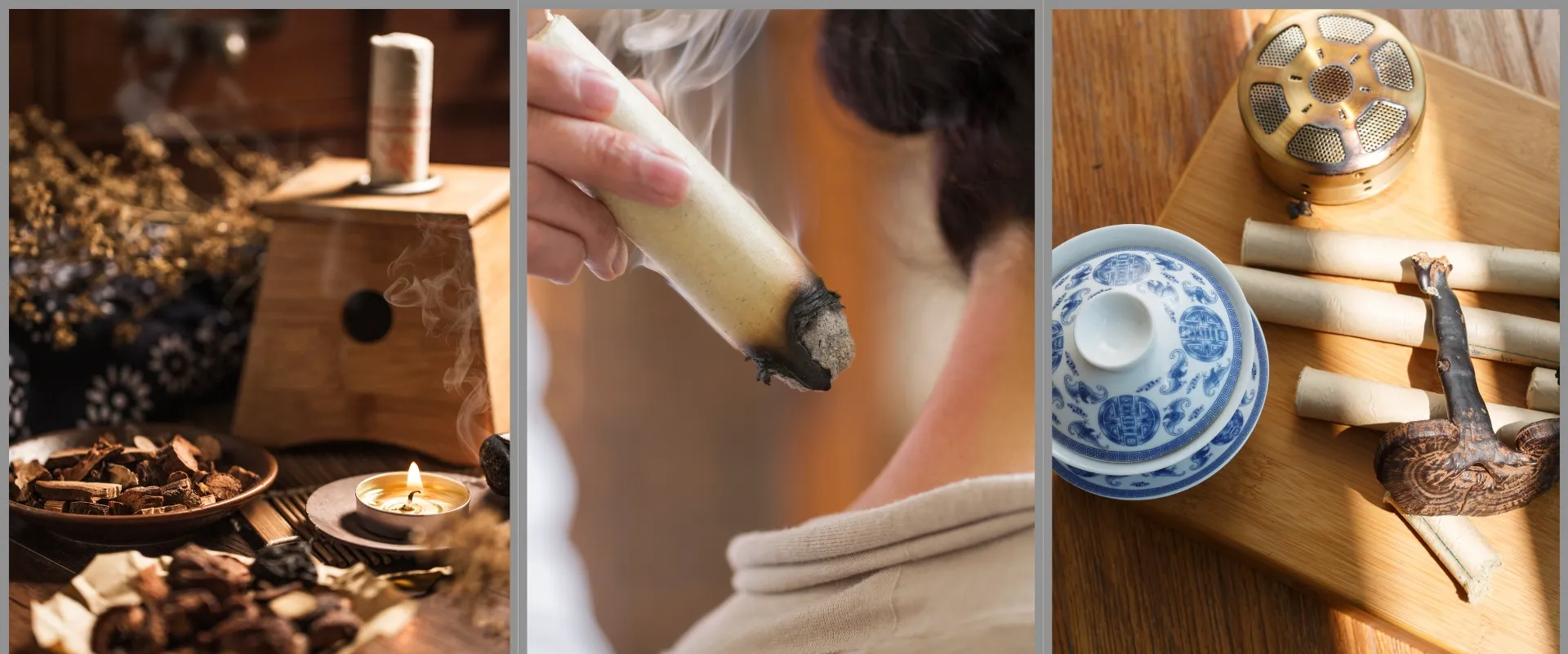 moxibustion pictures from Ancient wellness center